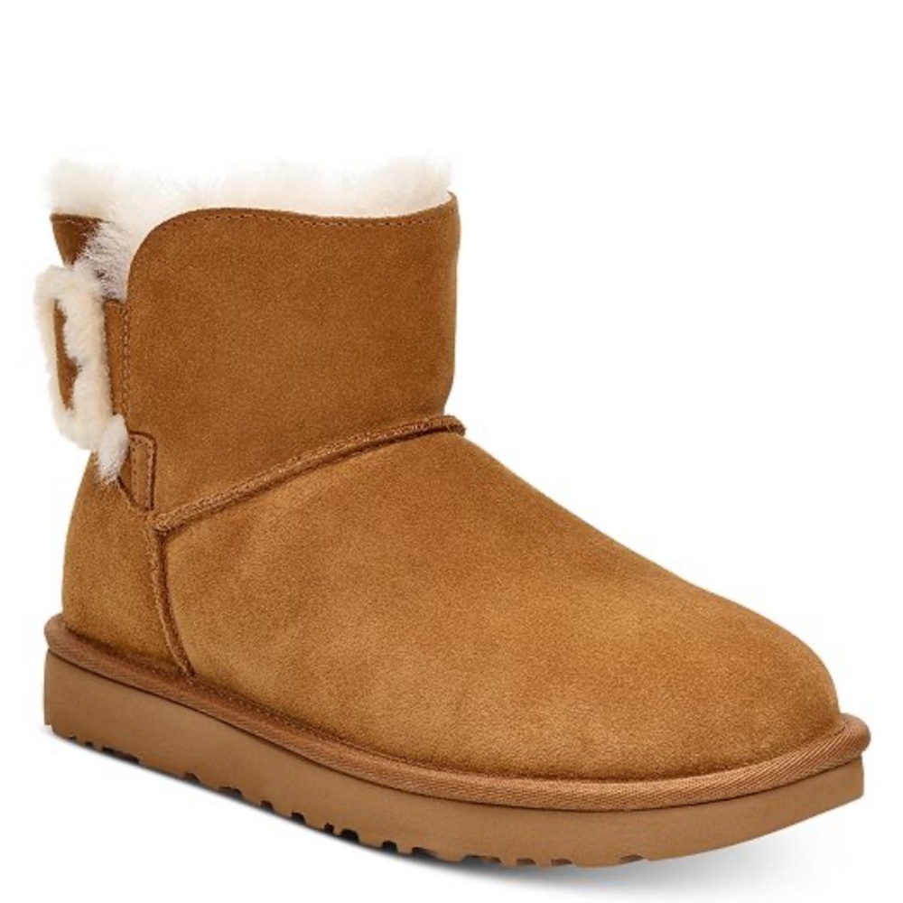 Mini Bailey Fluff Buckle Boots